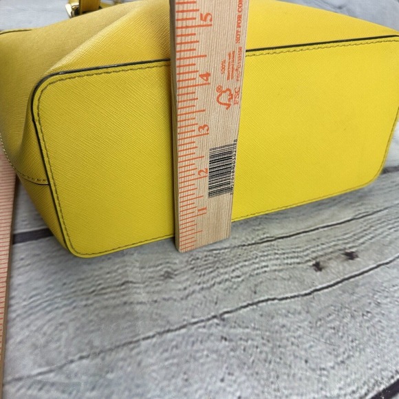 MICHAEL KORS JET SET‎ TRAVEL XS CARRYALL TOTE CONVERTIBLE SHOULDER BAG YELLOW - Picture 10 of 10